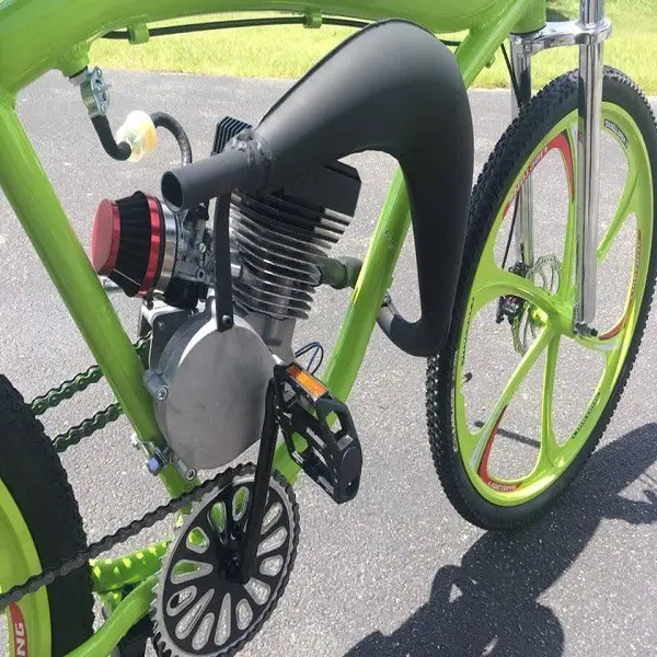 as vantagens de um motor a gasolina para uma bicicleta