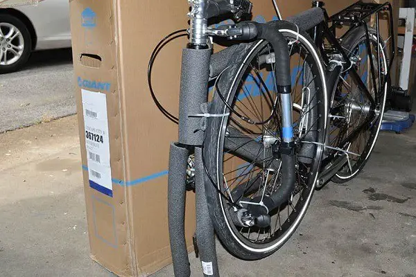embalagem de bicicletas