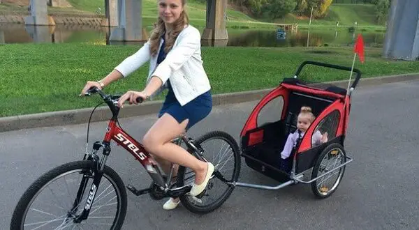 Atrelado de bicicleta para crianças - características e tipos